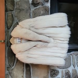 Silver Fox vintage Fur coat